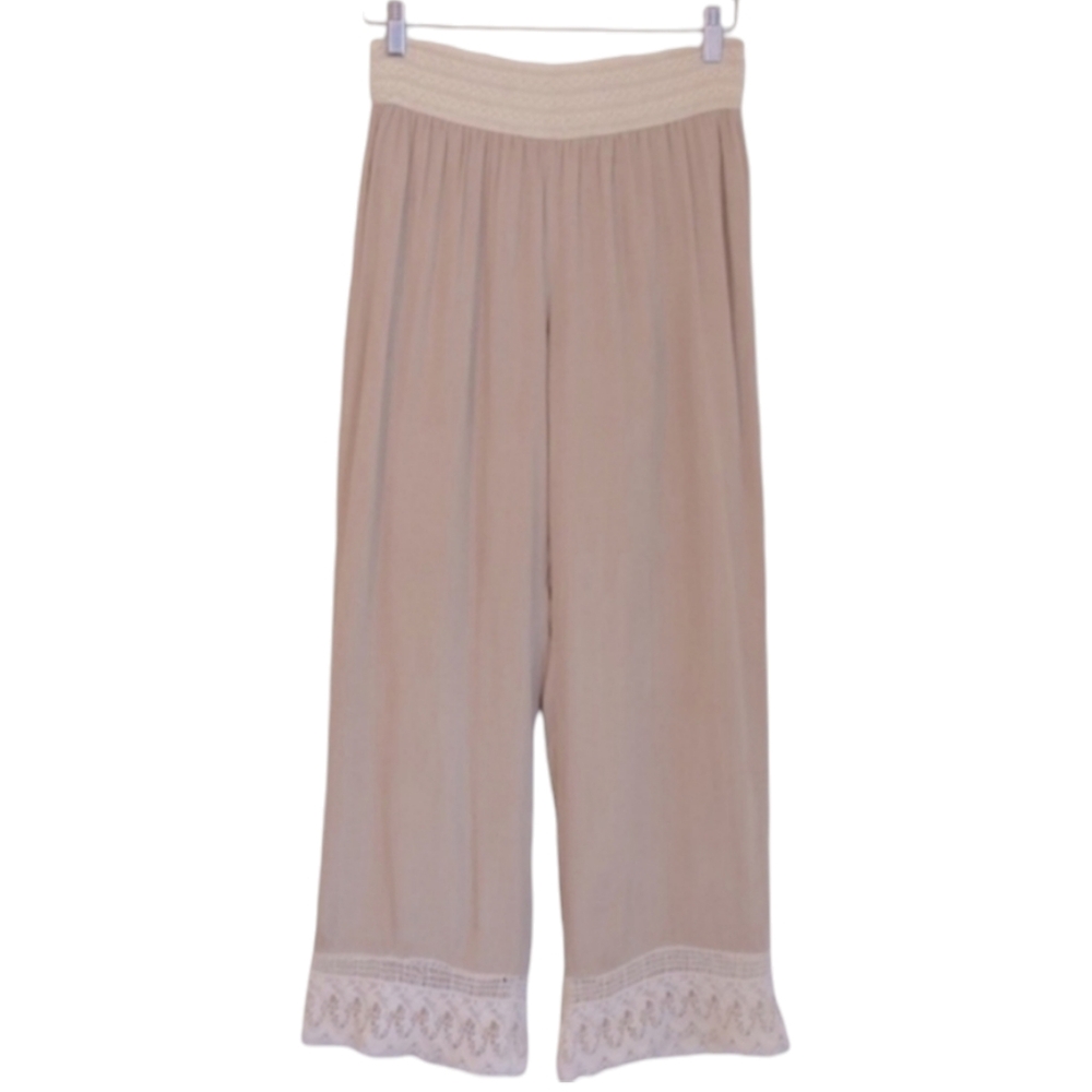 NWOT | Retro Threads Boho Pant w|lace accent
